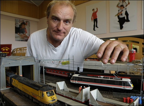 These fine fellows are far from the only model railroad enthusiasts in 