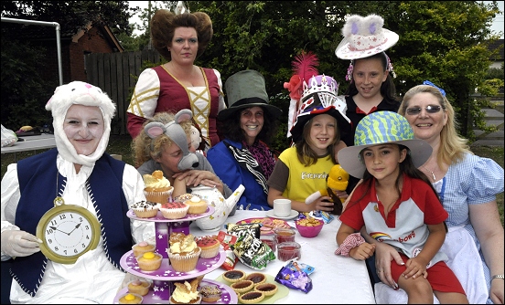 In photos Brent Knoll youngsters hold Mad Hatters Tea Party