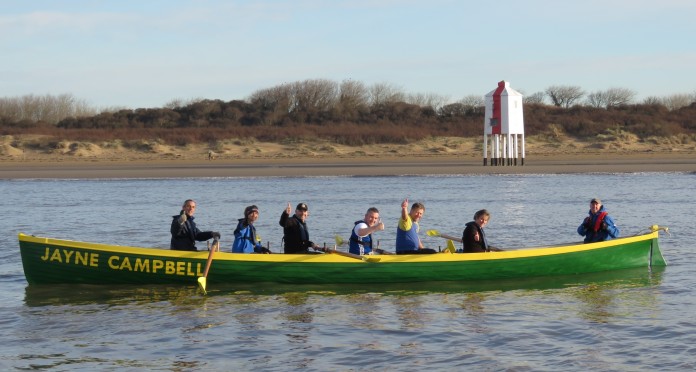 Gig rowing in Burnham-on-Sea