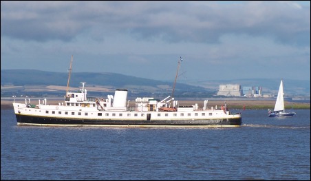 The Balmoral with Hinkley Point in the background