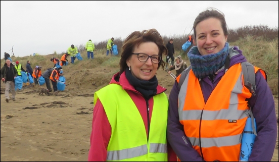 Berrow beach clean 