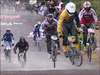 High-flying BMX action during Sunday's event at Burnham-On-Sea
