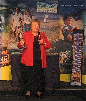 Cllr Anne Fraser MBE, Portfolio Holder for Economic Development and Tourism on Sedgemoor District Council, at Tuesday's event