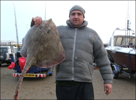 The overall winner was Mark Draper with this 16lb 14oz Thornback Ray.
