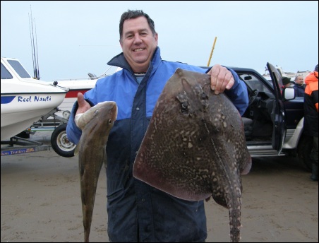 Martin Hathaway took sixth place with this 12lb 8oz Thornback Ray.