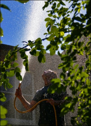 Threats of hosepipe bans in Burnham have reduced