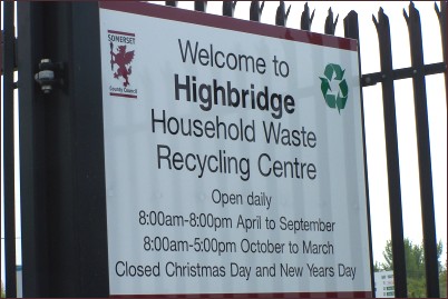 Highbridge's Household Waste Recycling Centre