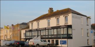 Burnham-On-Sea Royal Clarence Hotel historic photo