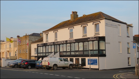 Burnham-On-Sea Royal Clarence Hotel historic photo