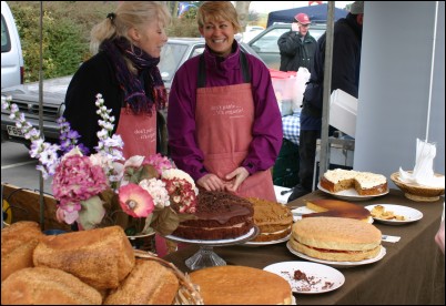 A stall from Priorry Farm Bakeries