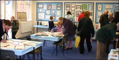 Visitors at this week's exhibition