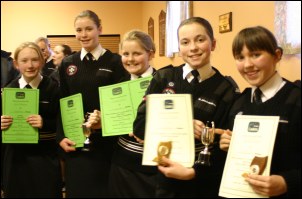 Charlotte Aldred and Lucy Westlake were overall winners while Bethany Aylevard, Siobhan Russ and Zoe Mackman were the team test winners