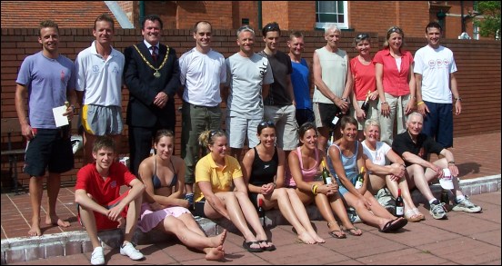 Winners of the 2006 Burnham On Sea triathlon