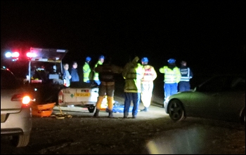 weston woman sea burnham rescued water crews helicopter launched lifeboats missing police were also two search