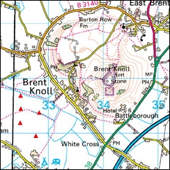 A map showing the location of the five turbines [Pic: Ecotricity]