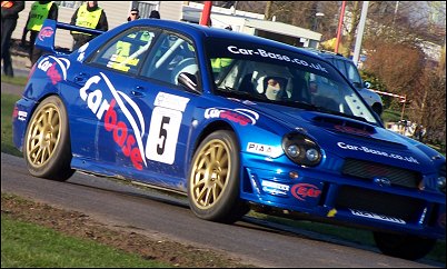 Steve Winter and co-driver Neil Dashfield from Minehead were in second place overall