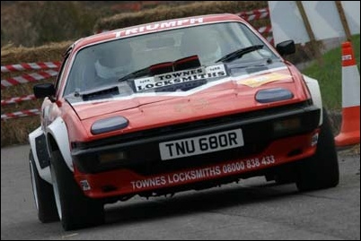 Neeeoooowww! Turbo-charged rally action at the 2005 Brean Rally [Photo: Al Crook]