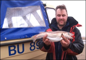 Gary Heaton with a 2lb 6 ox Whiting