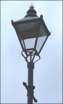 One of the new lights installed in Burnham's Manor Gardens