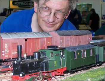 Nailsea Model Train Club's Trevor Coburn