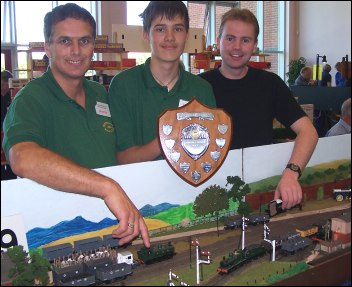 Christchurch Model Railway Club's Rod Haines, Ashley Haines and Michael Banks