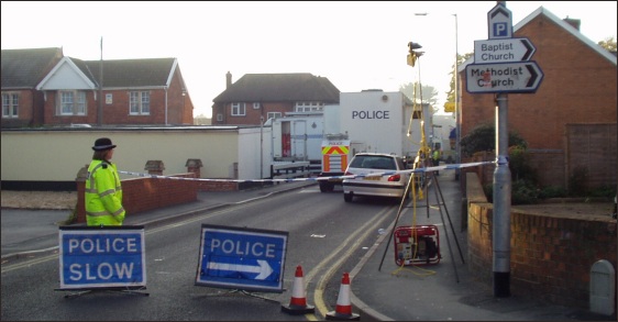 Oxford Street was closed off during the 2004 siege