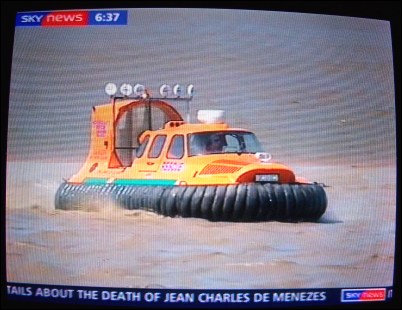 Burnham's hovercraft on Sky News