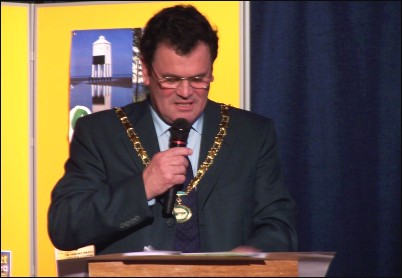 John Denbee, chairman of Sedgemoor District Council, at the AGM of Sedgemoor Tourism Association