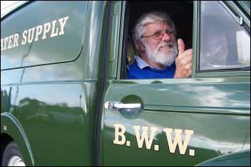 Bruce Ralfs from Clevedon with his 1968 Morris 1000