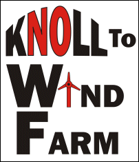 The 'kNOll to Windfarm' action group logo