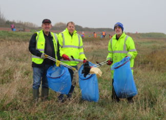 burnham beach clean