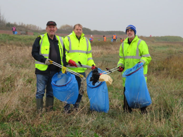 burnham beach clean