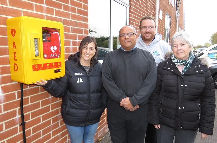 Berrow villagers and groups have raised £1,500 for a new defibrillator