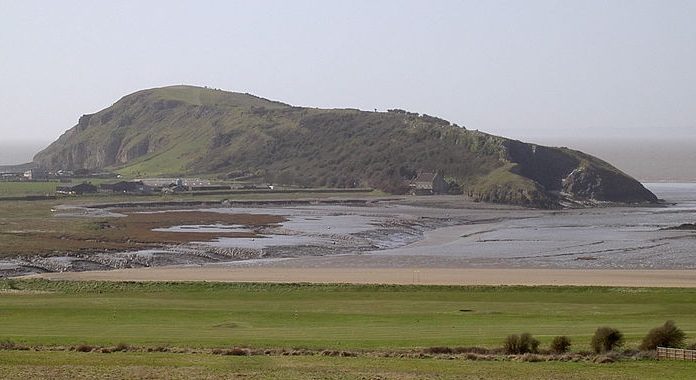 Brean Down photographed from Uphill
