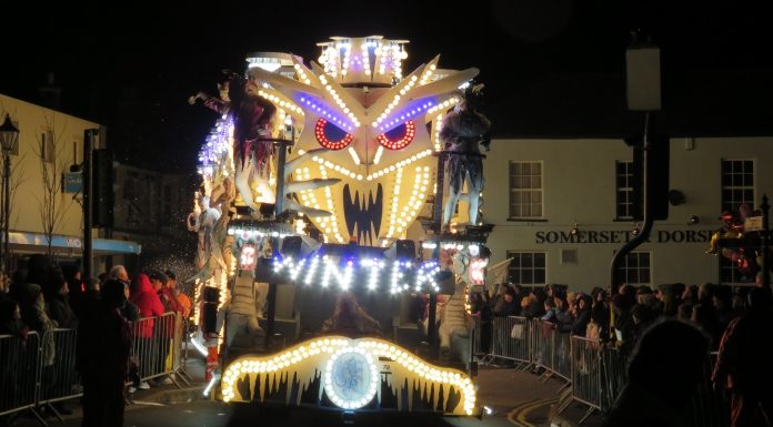 Burnham-On-Sea Carnival brings a cavalcade of lights and excitement to the town centre