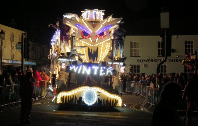 Burnham-On-Sea Carnival brings a cavalcade of lights and excitement to the town centre