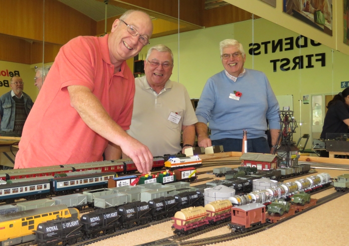 The Hornby railway show at Highbridge's King Alfred School 