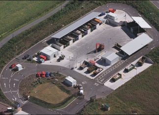 Highbridge recycling centre on the Isleport Business Park