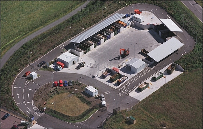 Highbridge recycling centre on the Isleport Business Park