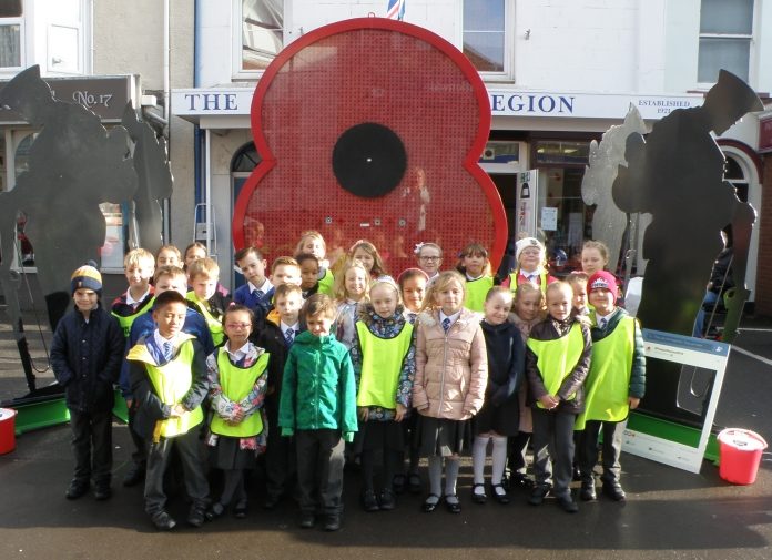 Poppy of Honour in Burnham-On-Sea