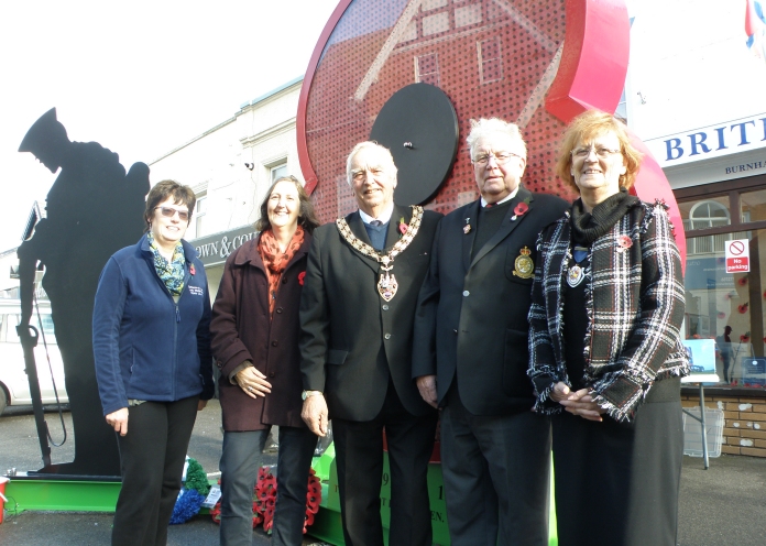 Poppy of Honour in Burnham-On-Sea