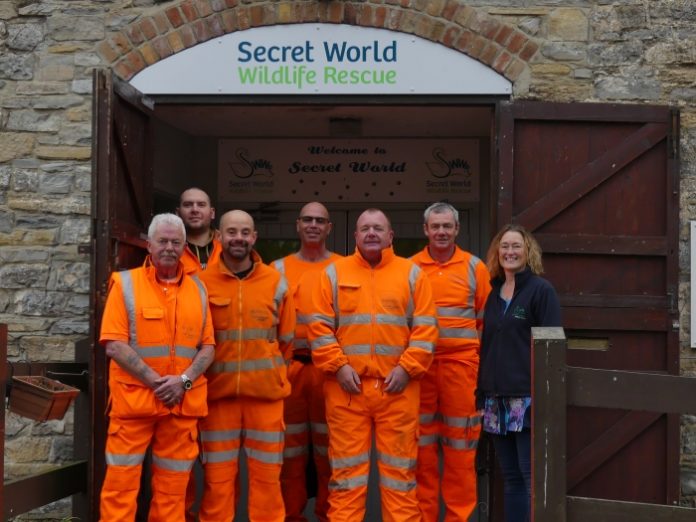 AmcoGiffen Staff Dig Deep for Secret World Wildlife Rescue