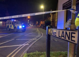 Love Lane closed by Police