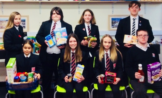 King Alfred School Fpodbank donations