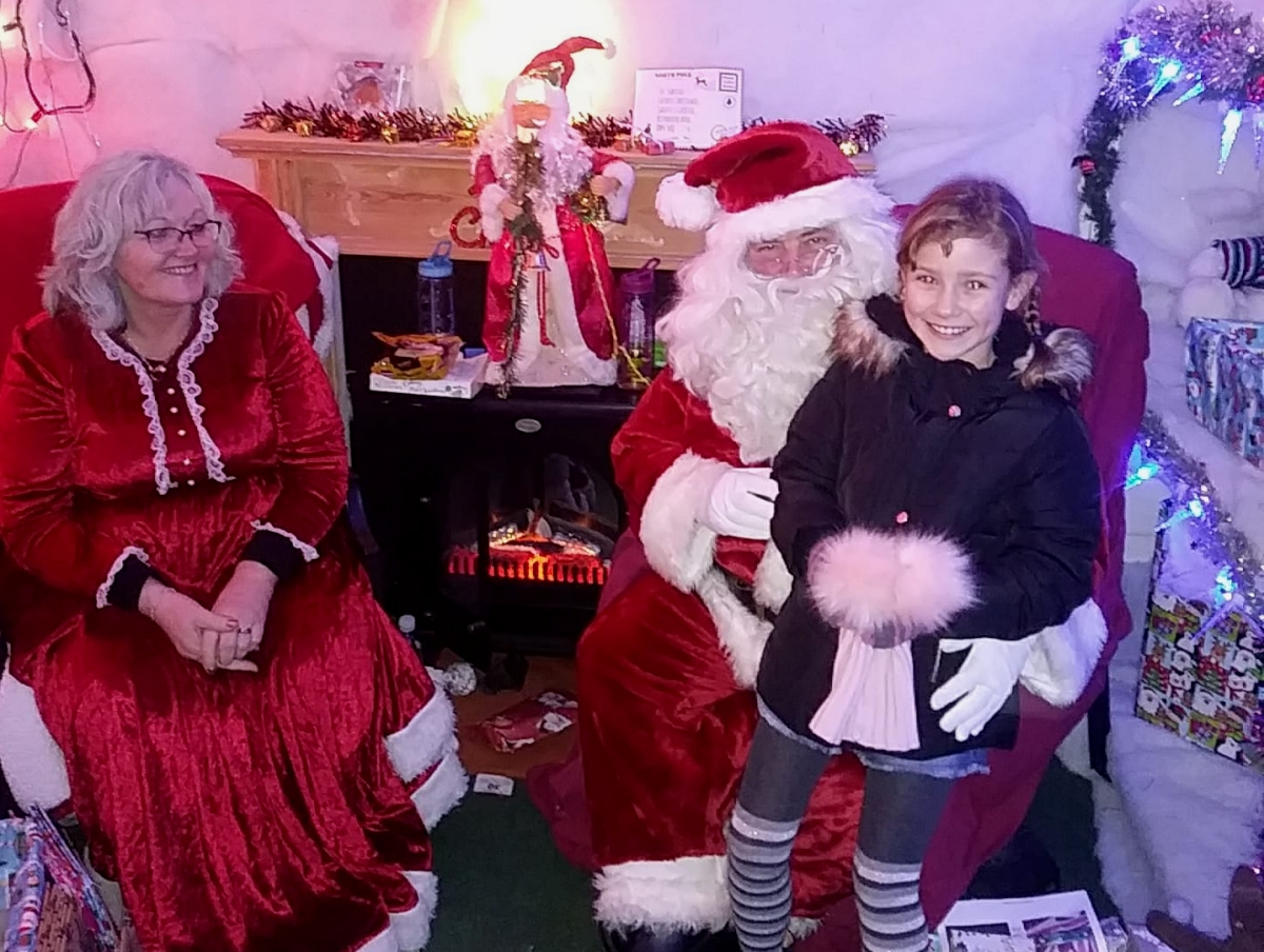 Santa's grotto at BARB in Burnham