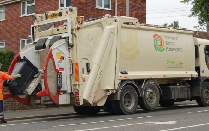 Rubbish collection from Somerset Waste Partnership