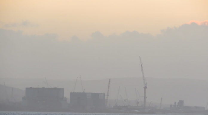 Hinkley Point C crane