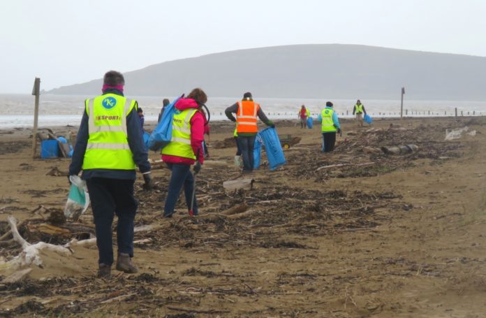 Berrow beach clean