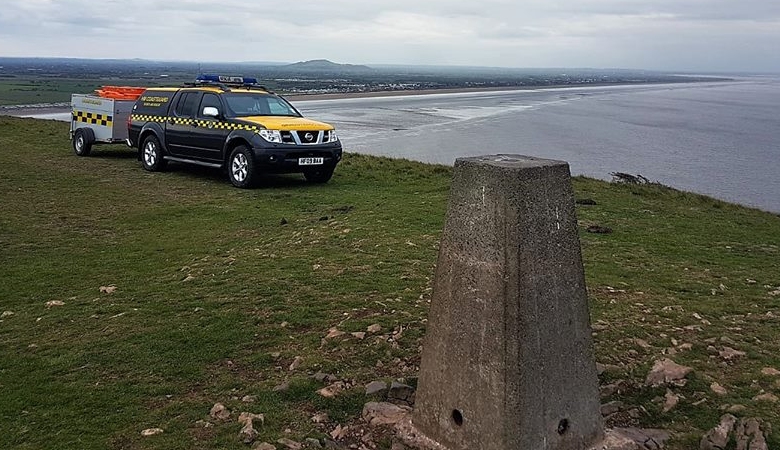 Coastguard on Brean Down