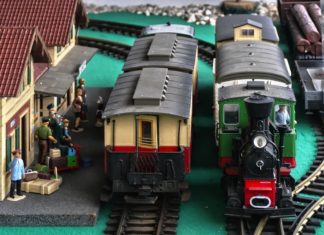 model rail display